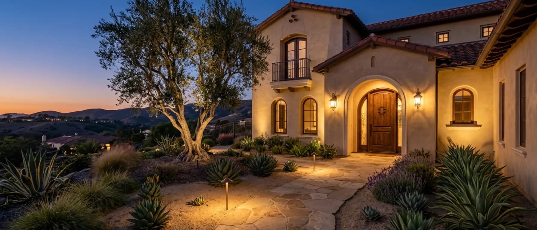 Landscape and Security Lighting Design for French Valley and Murrieta Homes